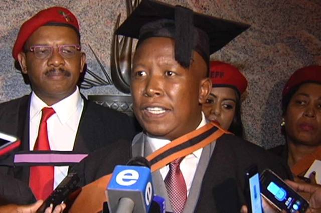 We're going to remove Zuma and arrest him, says Malema