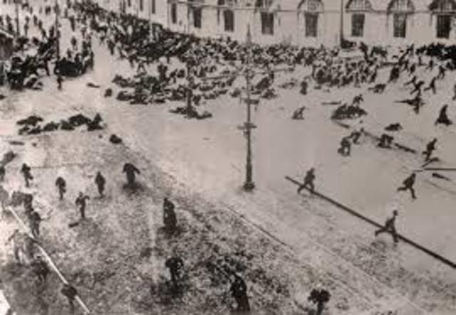 Troops of the Petrograd army garrison