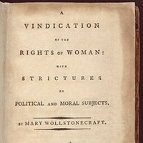 Mary Wollstonecraft publishes A Vindication of the Rights of Women
