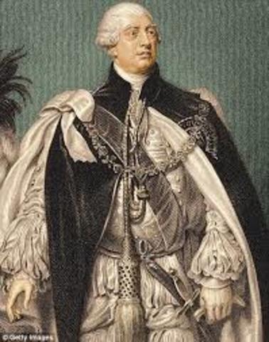 George III is crowned kind of England; becomes known as the king who lost the American Colonies