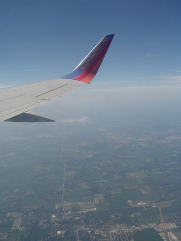 Flew into St. Louis!