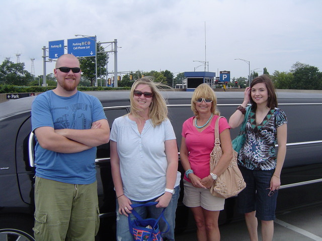 Took a limo into Springfield!