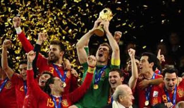Espanha foi campea da copa