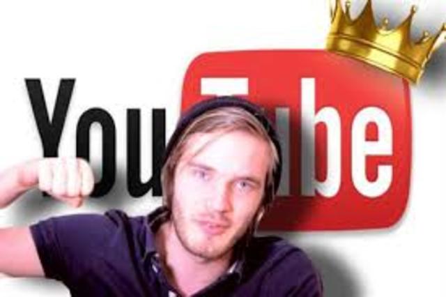 pewdiepie takes lead