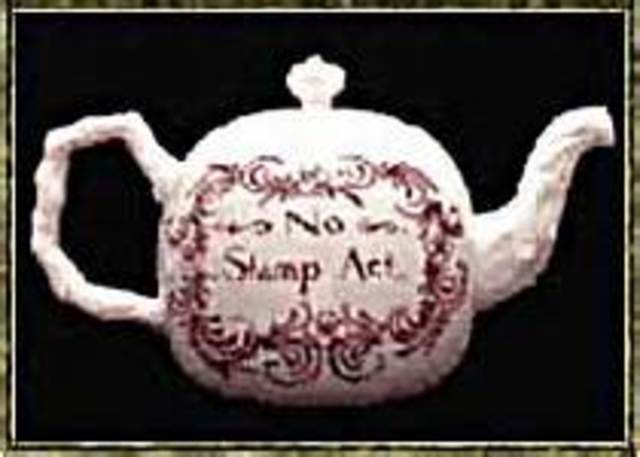 British Parliamnt passes Stamp Act for taxing American Colonies
