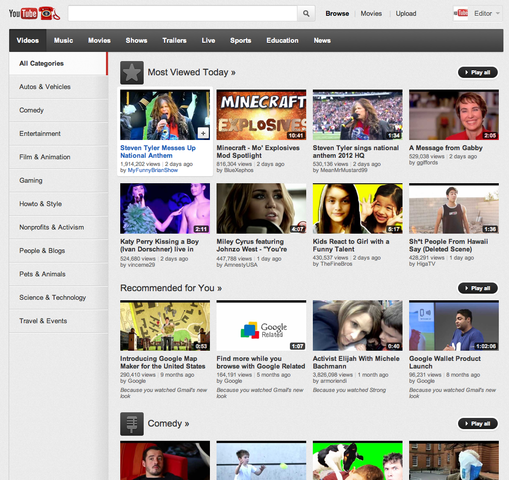 youtube gets major redesign update