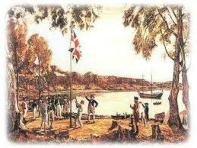 British prisoners settled in Australia