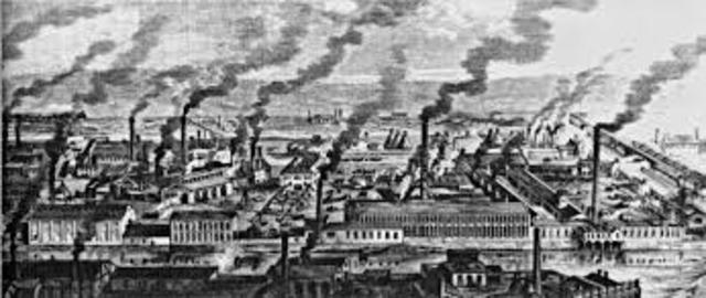 The Industrial Revolution begins.