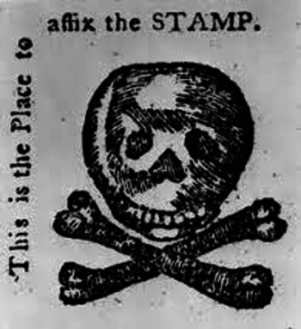 British Parliment passes Stamp Act for taxing Americans