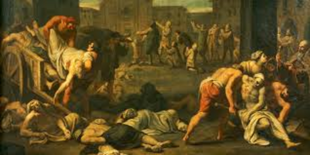 Plague Claims more than 68,000 people in London.
