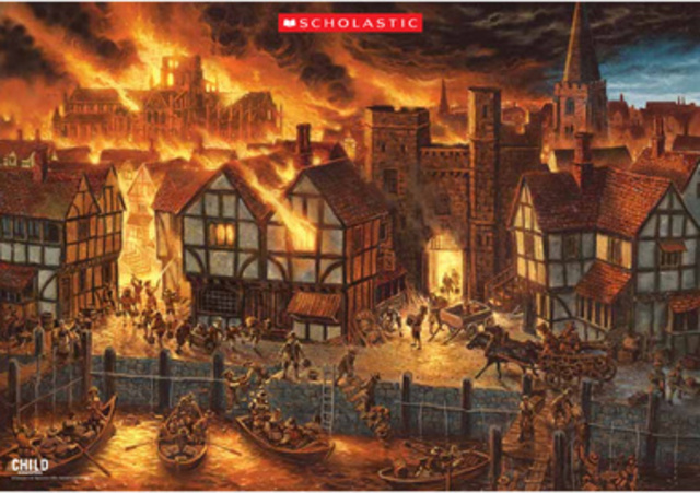 Great Fire Destroys Much London.