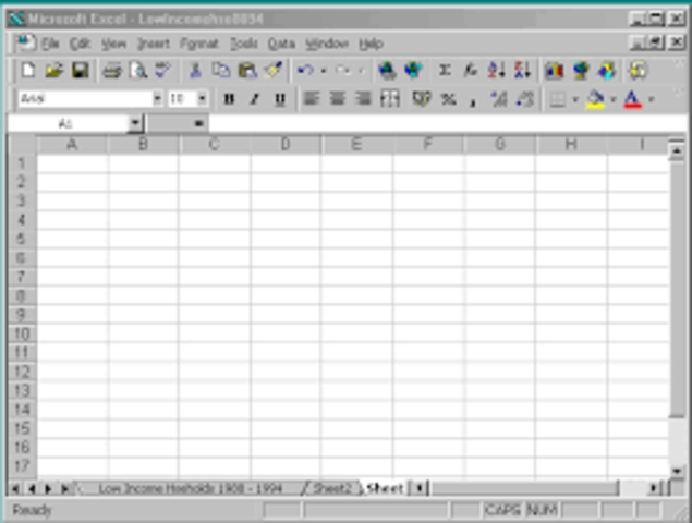 First Electronic Spreadsheet