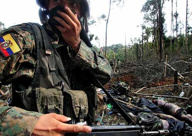 Bombardeo al campamento de las FARC