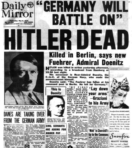 Hitler's Reign Ends