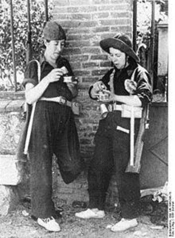 COMIENZO DE LA BATALLA DE GUADARRAMA