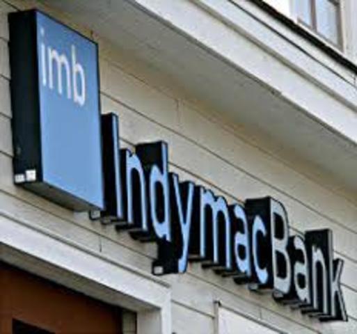 Federal regulators seize IndyMac Federal Bank after it becomes the largest regulated thrift to fail.