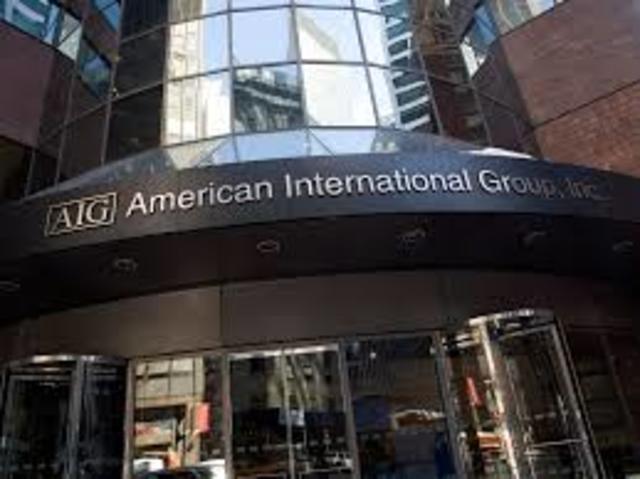 American International Group, the world's largest insurer, accepts an $85 billion federal bailout that gives the government a 79.9% stake in the company.