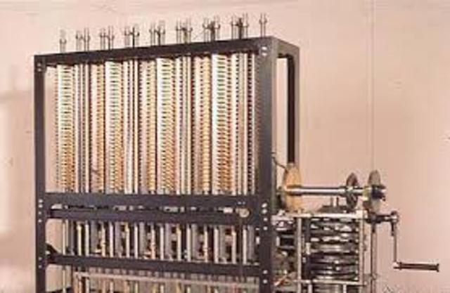 La invención de la "máquina de diferencias" y la idea de una "máquina analítica"
