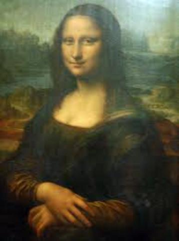 Leonardo da Vinci paints the Mona Lisa.