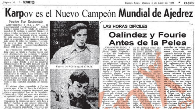 Anatoly Karpov se convierte en campeón del mundo.