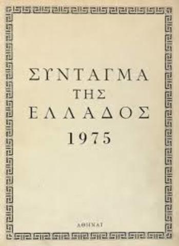 ΤΟΥ ΣΥΝΤΑΓΜΑ ΤΟΥ 1975- ΠΡΟΕΔΡΕΥΟΜΕΝΗ ΚΟΙΝΟΒΟΥΛΕΥΤΙΚΗ ΔΗΜΟΚΡΑΤΙΑ