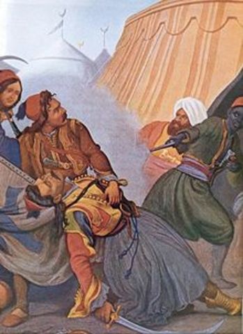 Η ΜΑΧΗ ΣΤΟ ΚΕΦΑΛΟΒΡΥΣΟ ΚΑΡΠΕΝΗΣΙΟΥ - Ο ΘΑΝΑΤΟΣ ΤΟΥ ΜΑΡΚΟΥ ΜΠΟΤΣΑΡΗ