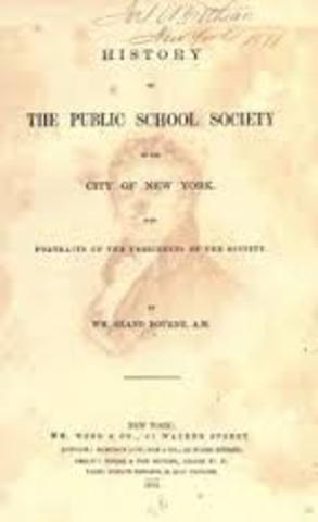 Education Topics: New York Public School Society