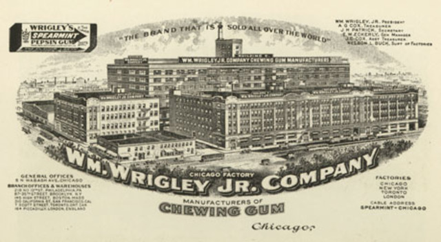 Wrigley Company is founded