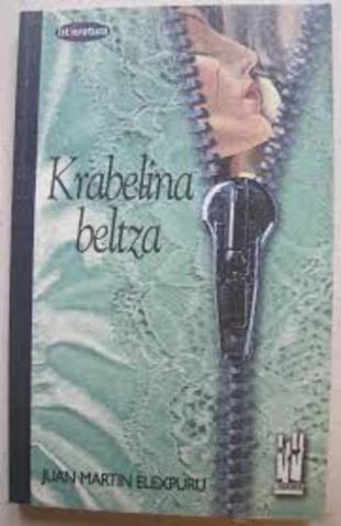 Juan Martin Elexpuruk Krabelina Beltza eleberri erotikoa argitaratzen du