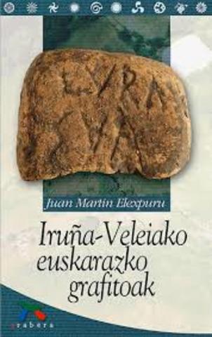 Juan Martin Elexpuruk Iruña-Veleiako euskarazko grafitoak ikerketa argitaratzen du