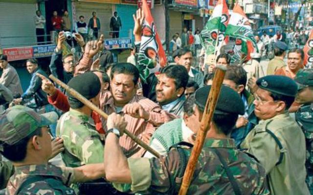Clashes in Calcutta