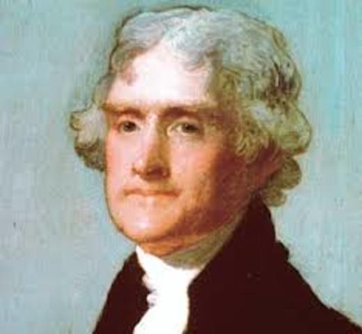 Thomas Jefferson is inaugurated as the third president