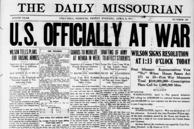 U.S. Enters WW1