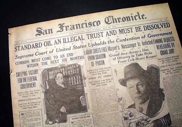 Standard oil found Guilty