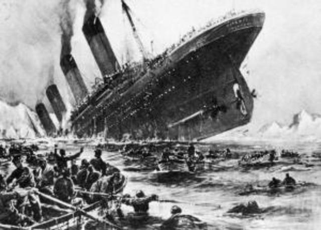 The Titanic Sinks