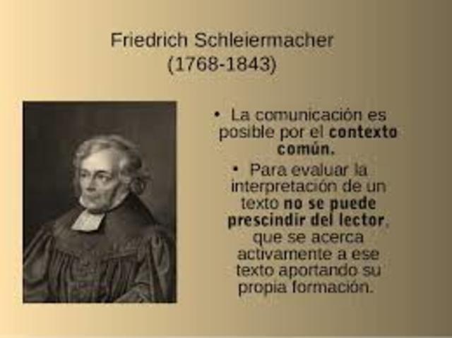 Friedrich Schleiermacher (1768-1834)