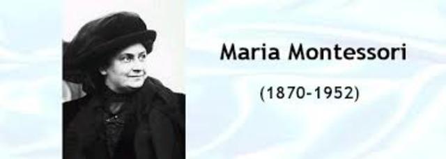 Fallecimiento de Maria Montessori
