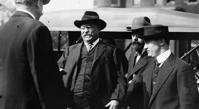Theodore Roosevelt becomes president