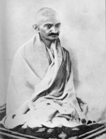 Ghandi's first arrest