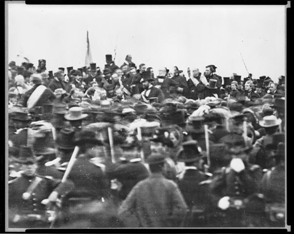 Delievered Gettysburg Address