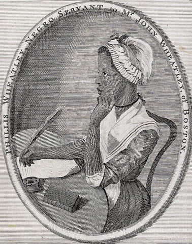 African American poet Phillis Wheatley's Poems on Various Subject, Religious and Moral is published in London.