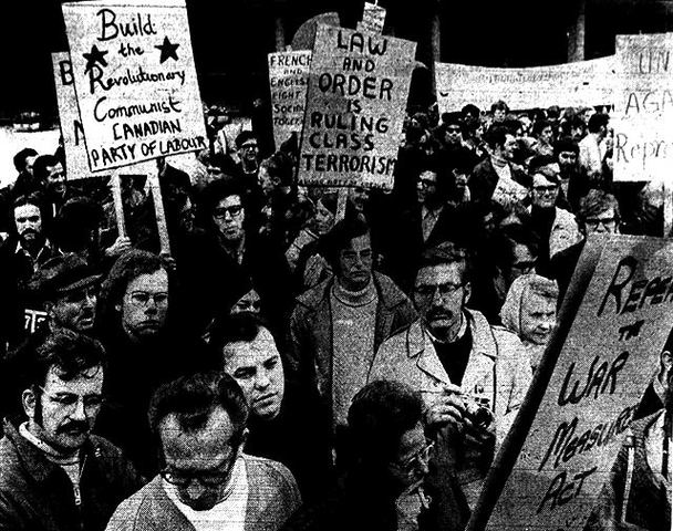 FLQ Crisis (Oct 5 2970) aka October Crisis, the war Measures Act 1970