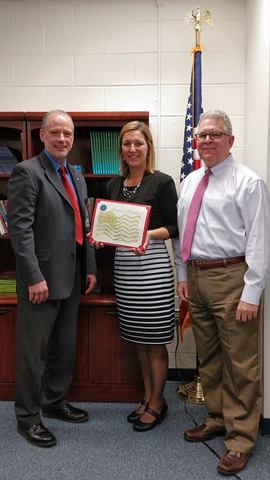 District Teacher of the Year Recognition - Official Recognition