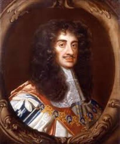 The English monarchy is restored under King Charles II.