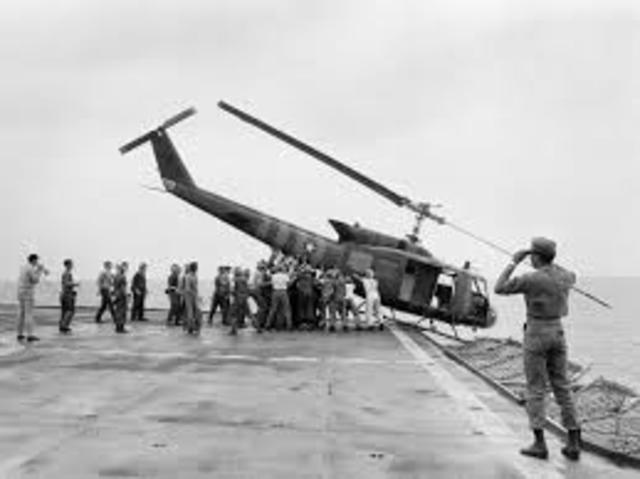 Vietnam War including the fall of Saigon 1975
