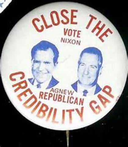 Anti War Movement - credability gap