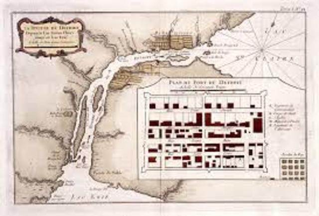 The French establish a settlement at Detroit