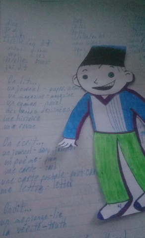 Clément apprend le français.