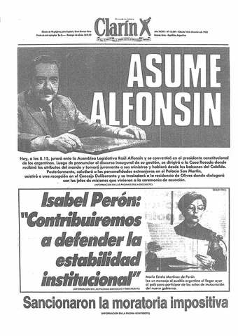 Asume Alfonsín - conadep