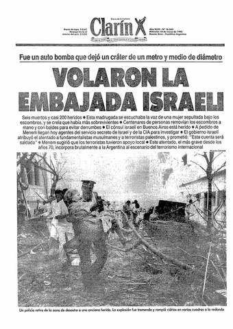 Atentado a la Embajada de Israel
